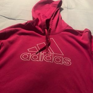 hot pink hoodie gently used
